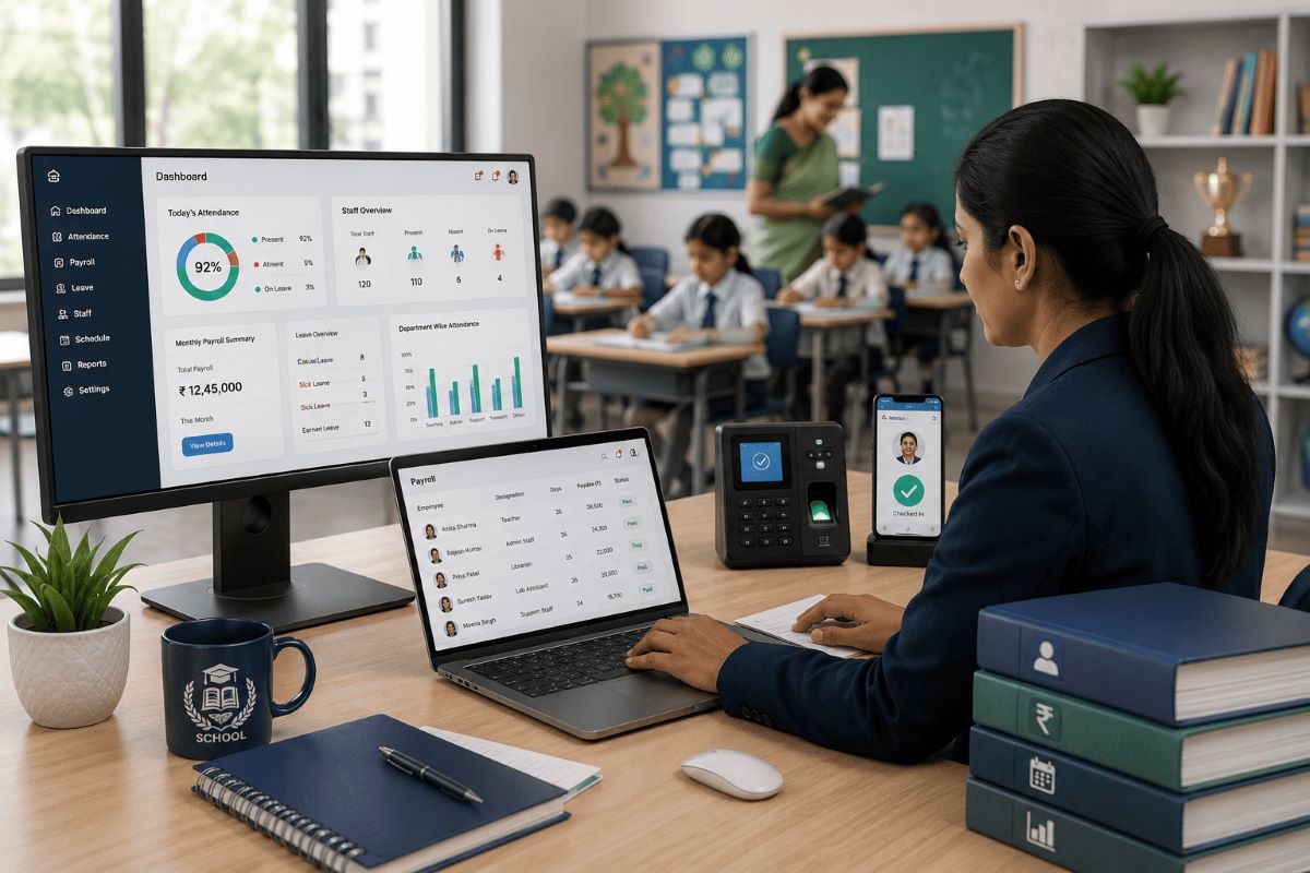 Attendance and payroll software for school